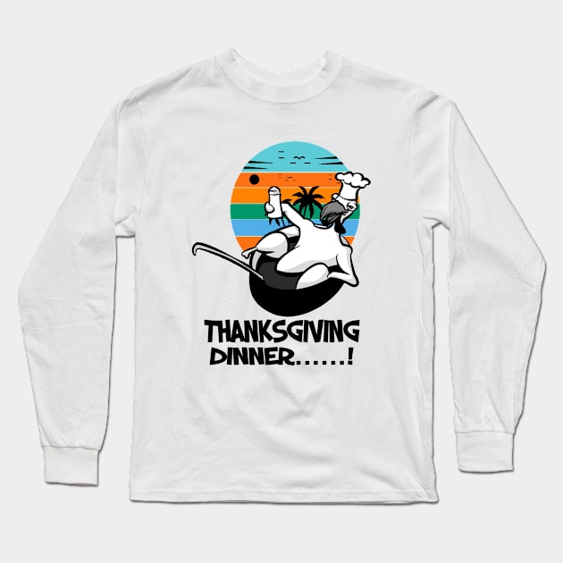 Sunrise Thanksgiving Christmas party Long Sleeve T-Shirt by thexsurgent